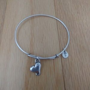 Heart Alex and Ani bracelet